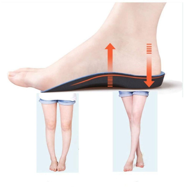 Orthotic Insole Support Helps Weak and Fallen Arches and Plantar