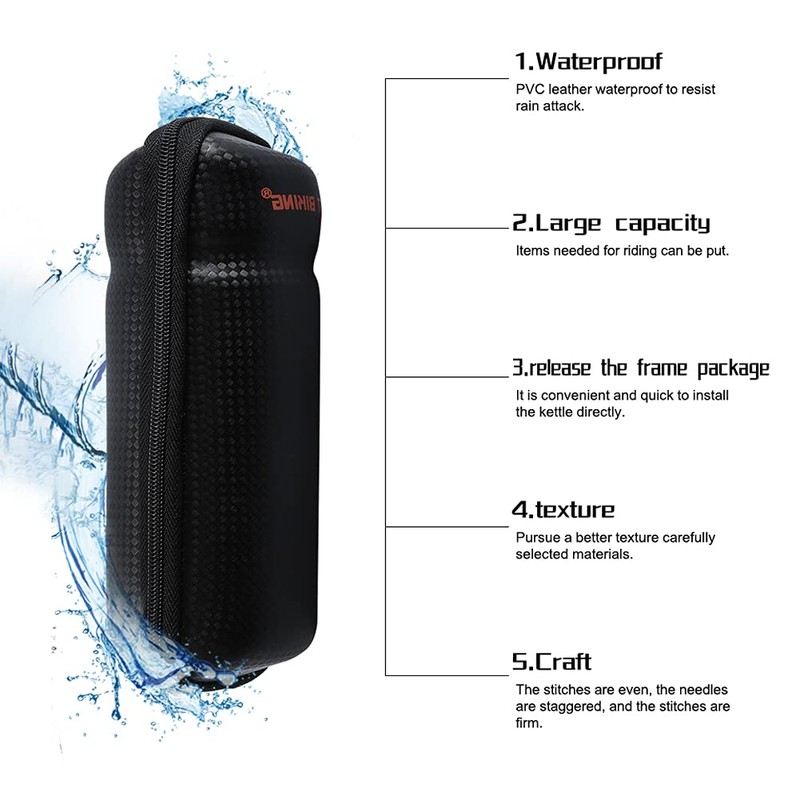 HUIOP Bike Capsules Boxes, MTB Bike Storage Boxes with Kettle