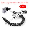 Right Angle Drill and Flexible Angle Extension Bit for Drill