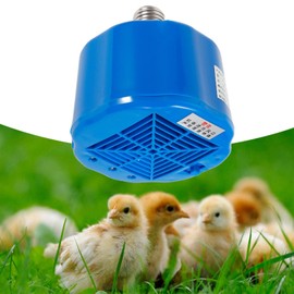 Yosoo Cultivation Heating Lamp with Thermostat Adjustable Fan Heater for Livestock Poultry - 100-300W Animal Heater