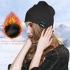 RabbitStorm Bluetooth 4.2 Música Sombrero de Punto Cálido Invierno Bluetooth