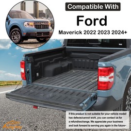 Soporte de choque para portón trasero de camión compatible con Ford Maverick 2022 2023 2024 para portón trasero asistido amortiguador de choque, pastilla elevadora de caída lenta, soporte suave abierto, kit de amortiguador de camión resistente de repuest