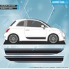Stickers for 500 Side stripes Door Graphics Decal Sticker Kit