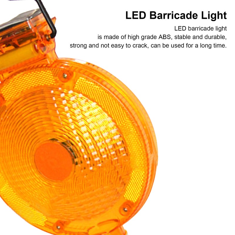 Solar LED Barricade Light Energy Saving LED Warning Safety Light