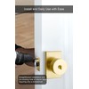 goldenwarm Gold Door Knobs Interior, Zinc-Alloy Heavy Duty Privacy Interior