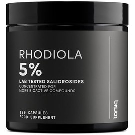 Toniiq Triple-Strength 600mg Rhodiola Rosea - 120 Capsules - 5% Salidroside Concentrated Extract - Highly Purified and Bioavailable