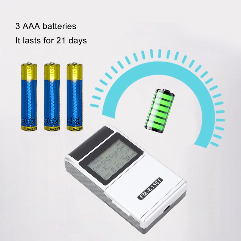 TENS Electronic Stimulator 15 Modes 20 Gears Low Frequency Pulse