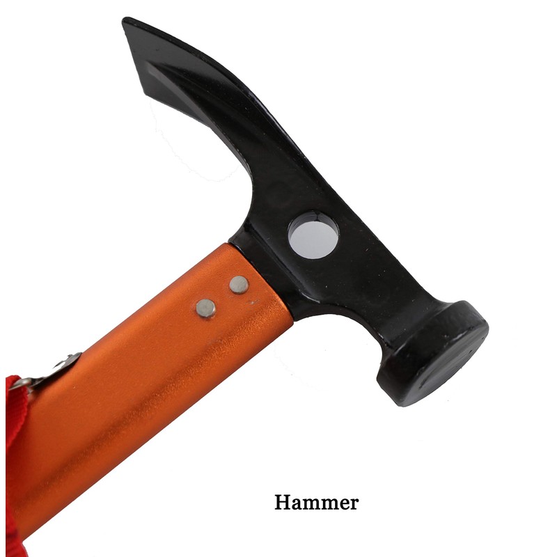 Sutekus Peg Hammer Tent Stake Remover - Lightweight Camping Hammer