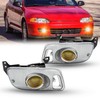 WEZEMLIGHT Fog Lights Assembly Replacement For 1992 1993 1994 1995