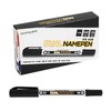 (Cellar-Aid) Dual Name Pen 1 Pack (12 Pieces) (Black) / (셀러에이드)듀얼 네임펜 1타 (12개입) (블랙)
