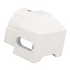 RV Awning End Plug White Solid Aluminum Durable Easy Installation