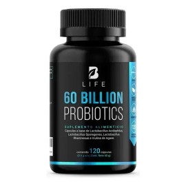 Suplemento Alimenticio 60 Billion Probiotics 60g B Life                                                                                               