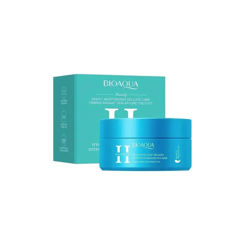 80 Parches Mascarilla Ojos Hidratantes Ácido Hialurónico Todo Tipo De