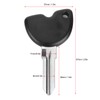 Uncut Blade Key Motorcycle Ignition Starting Carbon Fiber Style Case