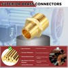 Kozelo 1pc 1/2" NPT Female to 3/8" NPT Female Solid