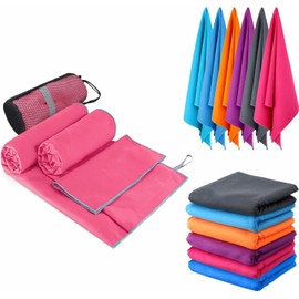 3 Toallas De Microfibra, Toalla Microfibra Secado Rápido, Toallas De Viaje Portátiles Absorbentes, Toalla De Viaje Ligera Y Portatil, Toalla Deportiva Para Playa, Natacion, Yoga, Camping, Gimnasio