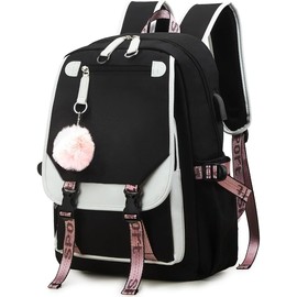 Mochila para Laptop Hasta 15,6", Viajes de Negocios y Estudios, Puerto USB, Antirrobo, Genial para Senderismo, Impermeable, Resistente a Arañazos