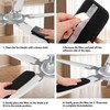 BGCYEGD 5pcs Ceiling Fan Filters,0.12 Inch Thickness Activated Carbon Air