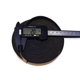 ACCORDION BELLOWS REPAIR SEAL TAPE ROLL ITALIAN MADE SELF ADHESIVE 16 FEET ROLL SIZE: (12MM WIDE X 2MM THICKNESS)