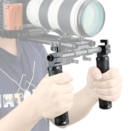 NICEYRIG 15mm Rod Clamp Handle Grip for Camera Shoulder Support Mount 15mm Rail System-1pcs