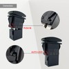 8 Set Rocker Switch Plug Socket with 6.3mm Female Spade