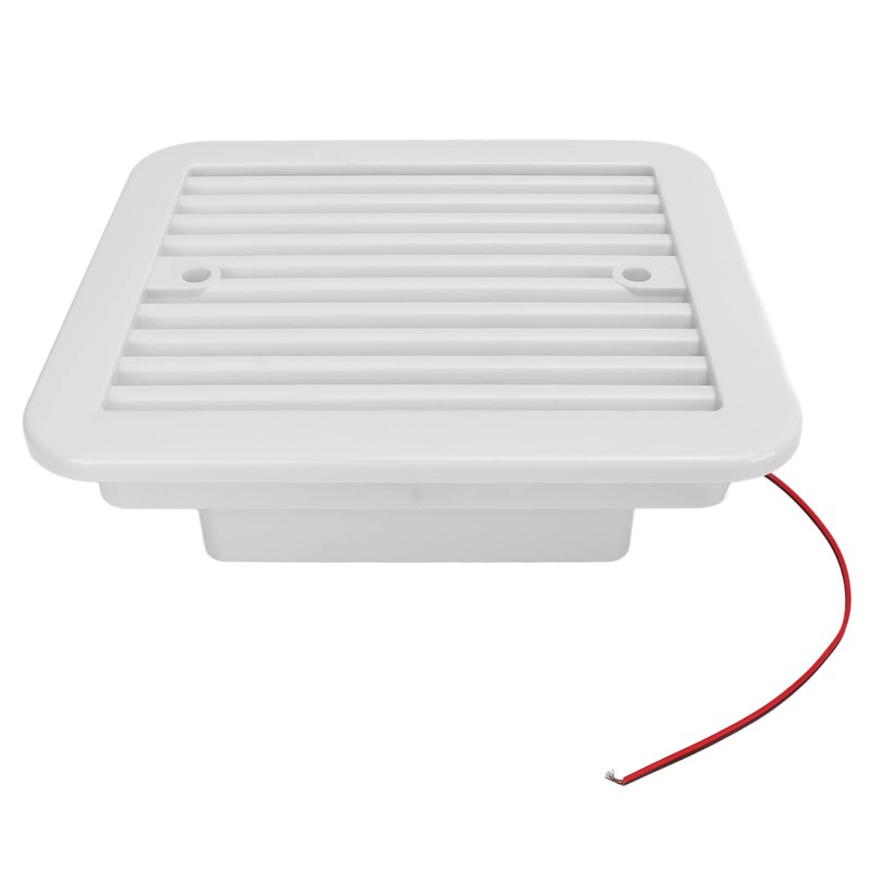RV Fan RV Side Slots 12V White Unidirectional Dustproof Strong