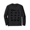 Dr.C Big Print XXV (schwarz) Langarmshirt