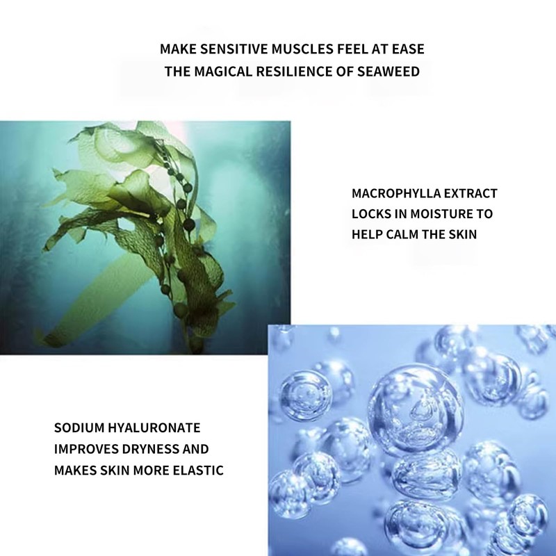 BLUE LOVE 2PCS Astaxanthin Seaweed Face Serums for Men &