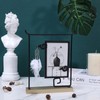 ANAZOZ Photo Frame 4x6 Iron Vertical,Rectangle Desk Picture Frame Black