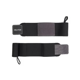 Velites Flexible Nylon Wrist Wraps - Protect Your Wrists - Heavy Duty - Functional Training Strength Training Weight Lifting Gym Black