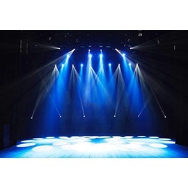 Renaiss 3 x 2 m Stage Concert Backdrop Club Spotlight Night Show Entertainment Disco Photography Background Party Banner Adult Portrait Photo Booth Video Shooting Studio Props