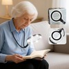Hands Free Magnifying Glass with Light for Reading and Sewing