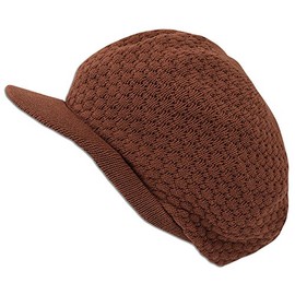 Rasta Hat Jamaica Marley Reggae Cap Rastafari Dreadlocks Tam Roots Cotton Africa (Brown)