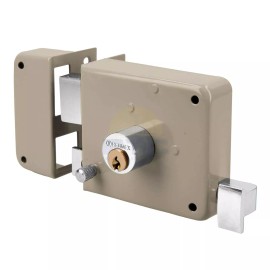 Hermex CS-70IB Classic left rim lock, traditional key, blister