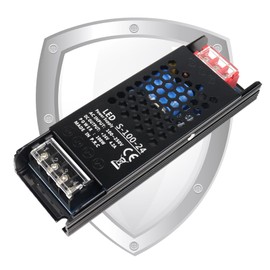 inShareplus AC to DC 24V 100W Power Supply, AC 110~250V to DC 24 Volt Regulated Switching LED Power Supply, Low Voltage Transformer, Upgraded LED Driver for LED Strip, 3D Printer, Computer Project