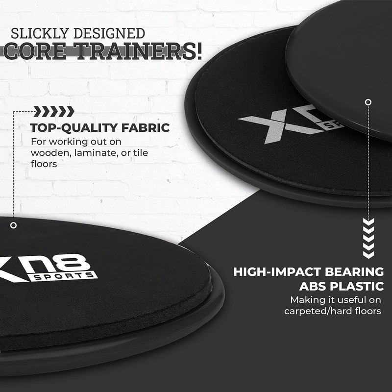 XN8 Core Slider Double Sided Gliding Discs | Exercise Disc