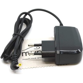 Ladegerät passend für Tomtom GO 300, 500 (1. Gen), 510, 710, 910, One (1. Gen), Rider (1, 2. Generation) Ladekabel Kabel Netzladegerät OTB mit mungoo Displayputztuch