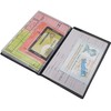 myledershop Large Elegant ID Folder 18 Compartments MJ-Design-Germany Made in