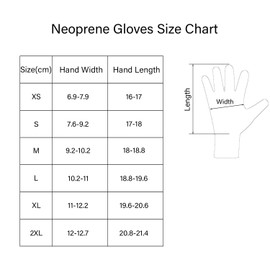 WEAXIO Neoprene Gloves Diving Gloves 5 mm Men Women Thermal Gloves Premium Neoprene Winter Gloves Swimming Gloves Stretch Non-Slip Water Winter Gloves