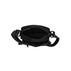 The Chesterfield Brand Wax Pull Up Birmingham Leather Shoulder Bag 17 cm, Black, M, black