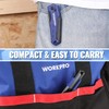 WORKPRO Utility Knife, 2-piece, Folding Box Cutter and Retractable Knife,