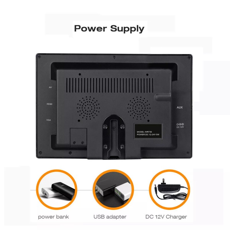 iPoster US - Mini 7" LCD CCTV Monitor PC Screen