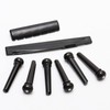 6 String Rosewood Acoustic Guitar Bridge Saddle Nut Pins Set