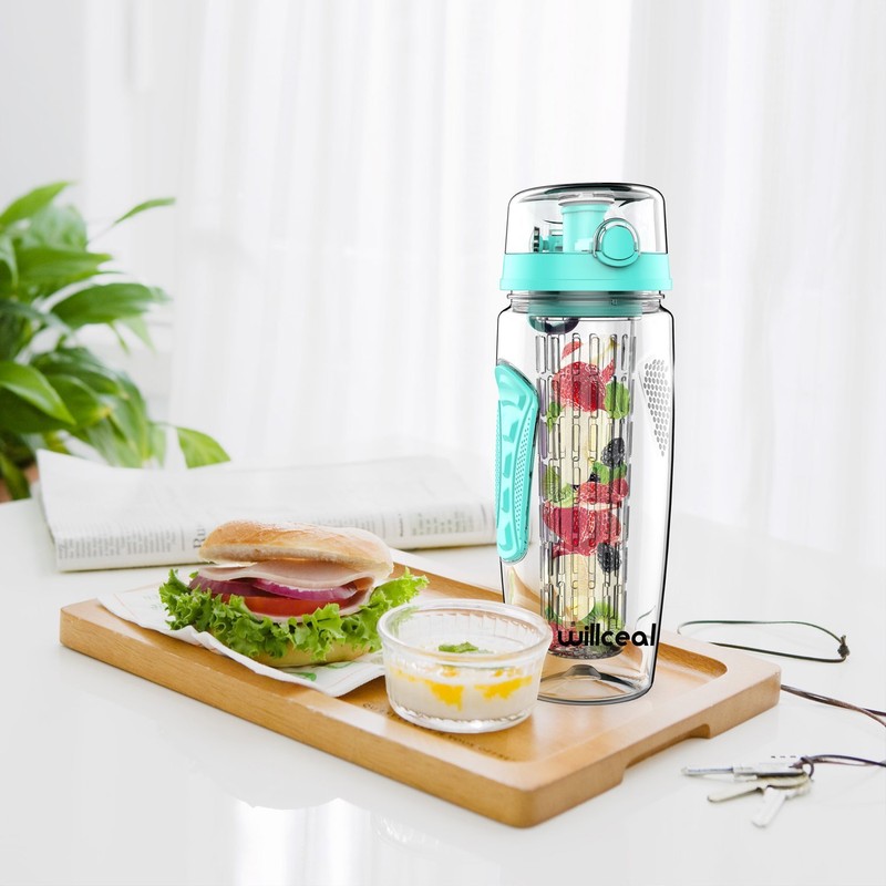 willceal Fruit Infuser Water Bottle 945ml - High Quality and