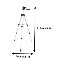 Tofficu Camera Tripod for Telescope and Smartphone Lightweight Telescopic Travel Stand Portable Photography Accessory for Streaming and Picture Taking