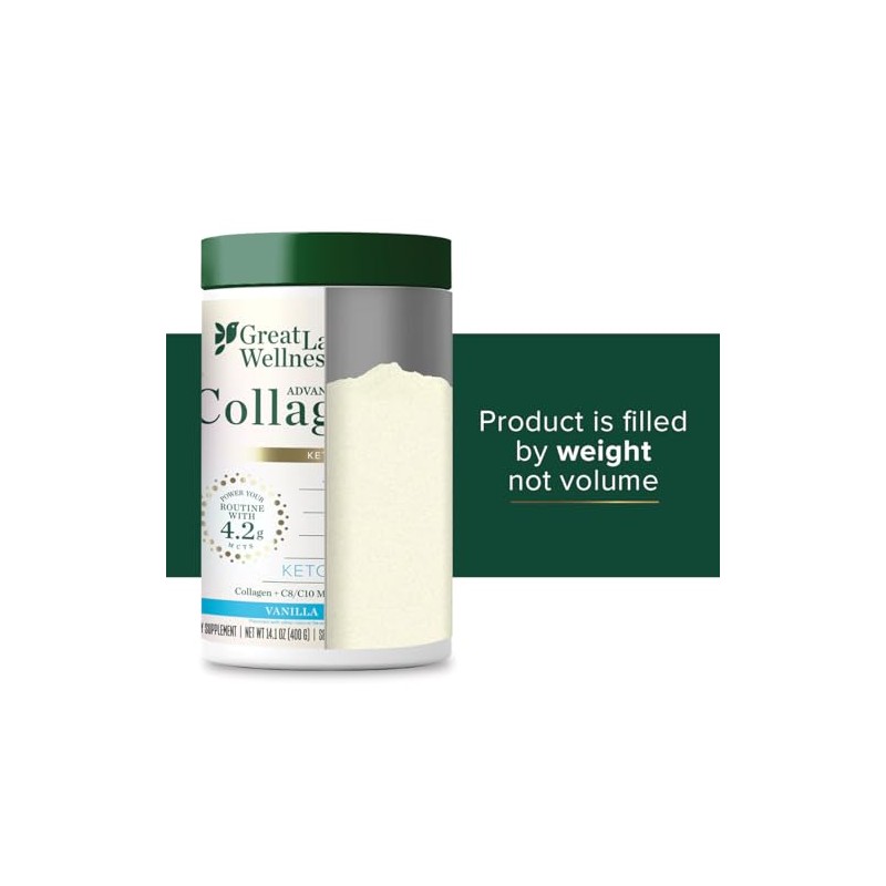 Great Lakes Wellness Keto Boost Advanced Peptides de colágeno en