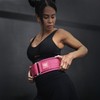 PR Personal Record Quick-Lock Hybrid Weightlifting Belt (Pink, Medium)