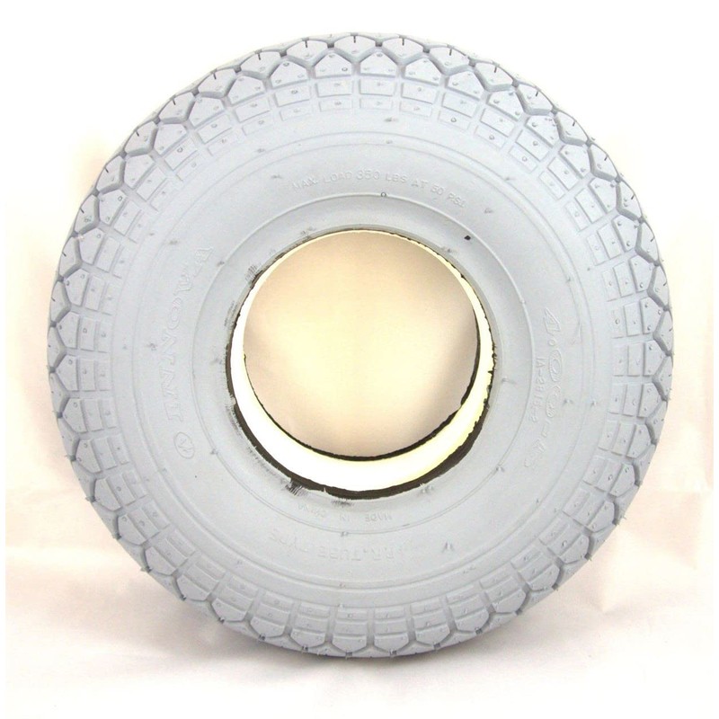 330x100 4.00-5 Solid Block Grey Mobility Scooter Tyre 400x5 Puncture