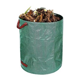 Garden Sack Leaf Bag, 60 L Garden Waste Bag, Stable, Garden Bags for Garden Waste, Leaf Bags, Lawn Cutting, Green Cutting Bags, Foldable, Garden Waste Bags with Handles, Reusable, for Leaves, Hedge