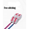 CTRICALVER Fixable Connector, 26 Pcs Bi-Directional Single Hole Lever Conductor